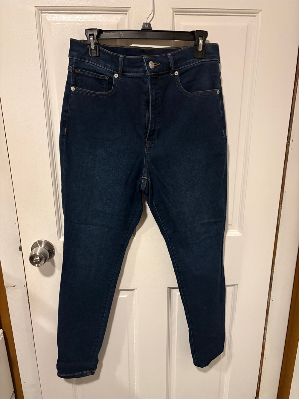 Express Women's Dark Indigo Skinny Jeans